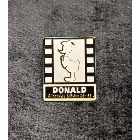 Donald Duck A Silhouette Edition Series Pin Tokyo Disney Land - Picture 1 of 4